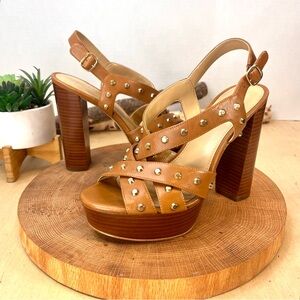 Michael Kors Audrina Platform Dress Sandals | Size 7M